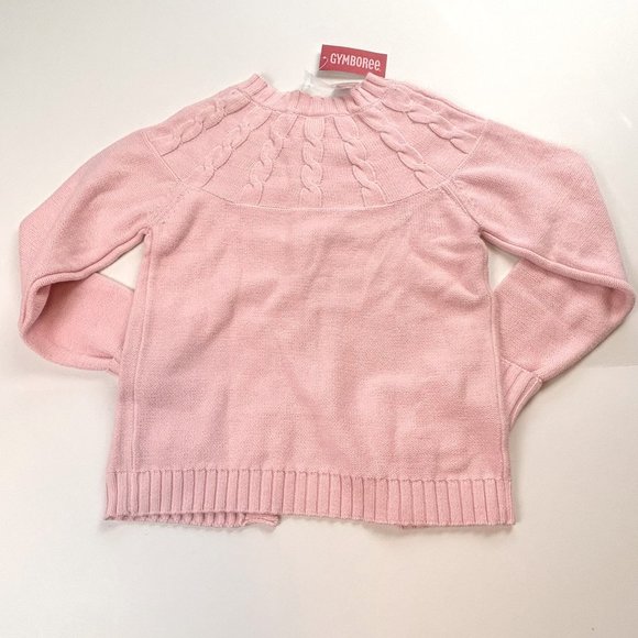 NWT Gymboree Girl Rhinestone Star Cable Cardigan Sweater Size 10 - Picture 4 of 4
